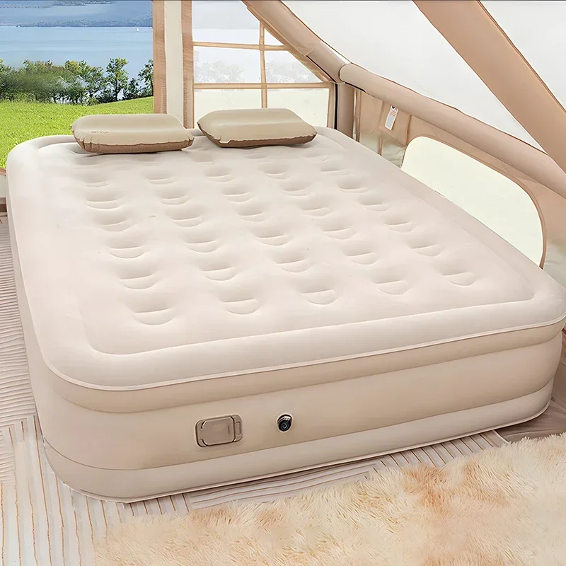 Outdoor Furniture Luxury - Dahili Pompası Olan Queen Boyutunda Şişme